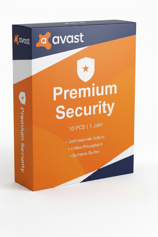 AVAST Premium Security 10 PCs 1 Jahr