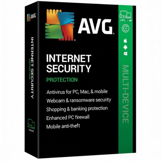 AVG Internet Security 3 PCs 1 Jahr