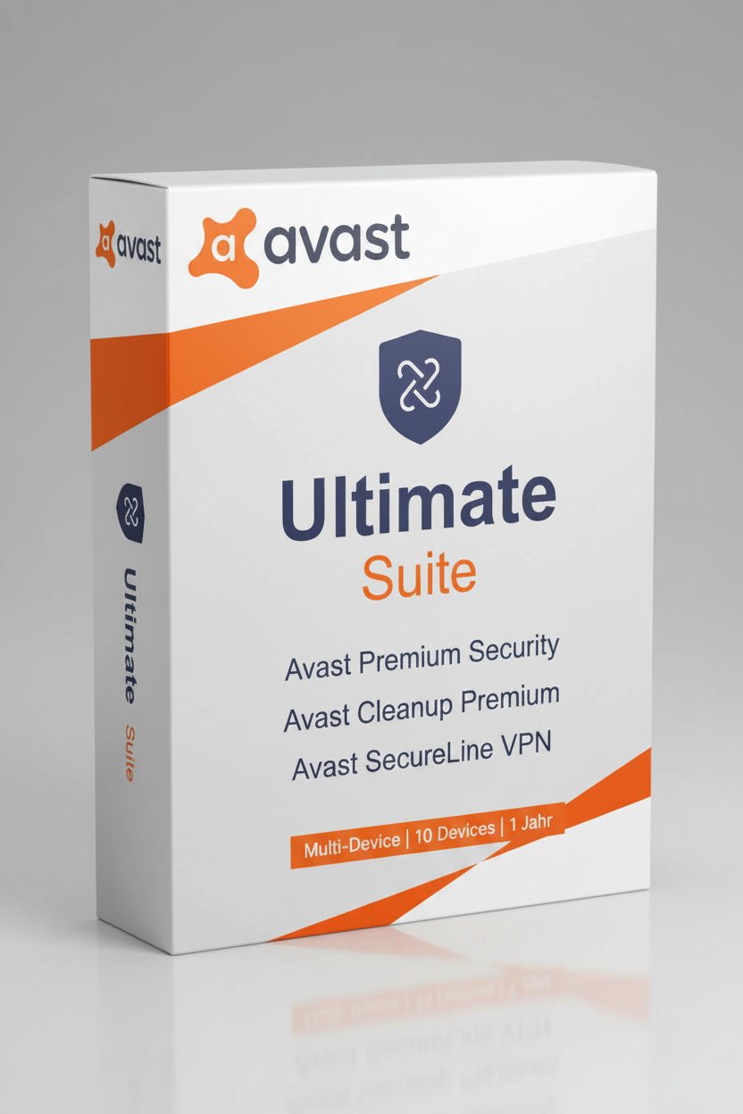 AVAST Ultimate Suite Multi-Device 10 Devices 1 Jahr