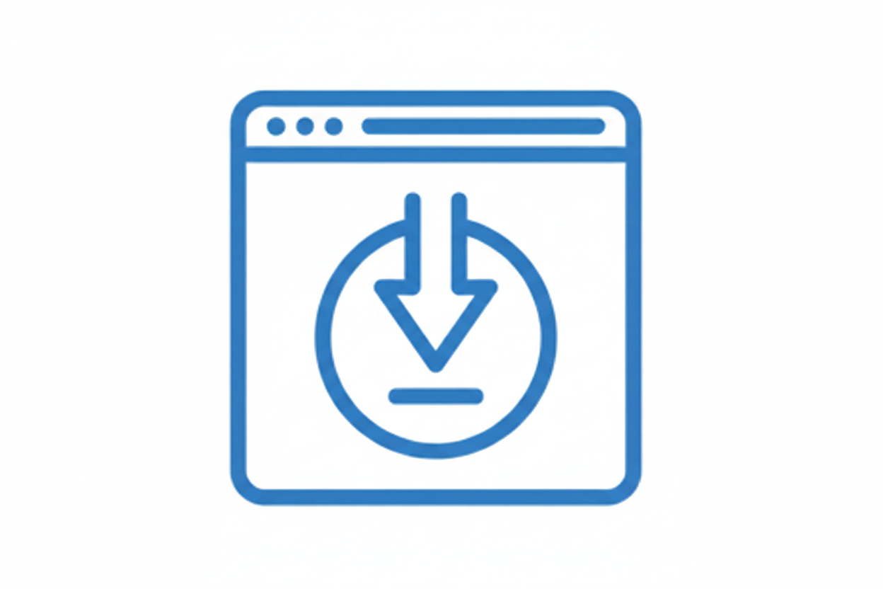 Sofort Download in Blau