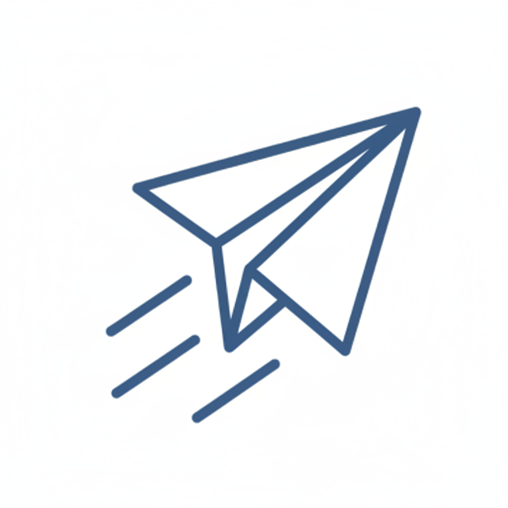 Versand Icon in Blau